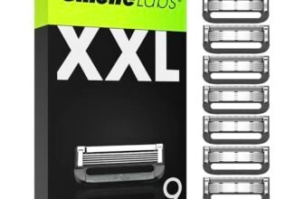 Gillette LABS XXL 9 Lamette Gillette LABS di Ricambio da 5 lame per Rasoio Barba Manuale, Rasatura Profonda Uomo, Lame di Precisione, Lamette Da Barba, Idea Regalo per Lui