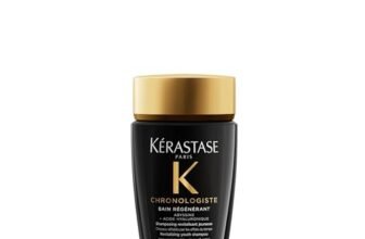 Kérastase Chronologiste Bain Régénérant Shampoo Rivitalizzante, Capelli Più Forti e Luminosi, con Acido Ialuronico, Abyssine e Vitamina E, Per Tutti i Tipi di Capelli, Formato Viaggio, 80ml