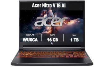 acer Nitro V 16 AI ANV16-42-R0BK Notebook Gaming, NVIDIA GeForce RTX 5060 8 GB GDDR7, Processore AMD Ryzen™ 7 260, Ram 16 GB DDR5, 1024 GB SSD, Display 16″ WUXGA IPS 180 Hz, Windows 11 Home