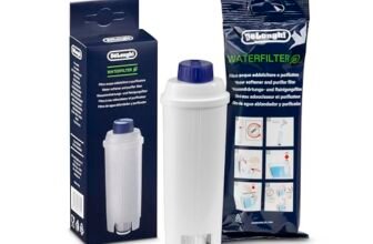 De’Longhi DLSC002 Filtro Addolcitore per Acqua Macchina Caffè Automatiche, Ricambio Filtro Macchina Caffè della Serie Ecam, Utile e facile da installare nel serbatoio dell’acqua, MADE IN ITALY