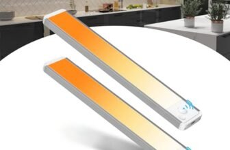 GWULC Luce LED Sottopensile Cucina Lampade LED Sottopensili 20CM Magnetiche a Batteria Sensore Movimento Armadio Ricaricabile USB Senza Fili Illuminazione Interno per Armadi e Schrank
