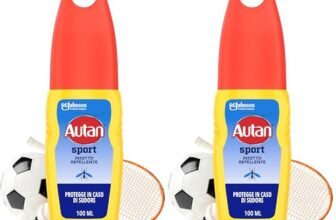 Autan Sport Vapo Spray Antizanzare, Repellente Zanzare con Azione Protettiva Duratura, 8 ore di protezione, Resistente al Sudore, 1 Confezione da 200ml, Adatto per lo Sport