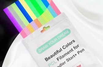 Kretrum Glow in the Dark Filament PCL Compatibile con 3Doodler Start + Pen, 2,5 mm 10 Colore Glow Filamenti per 3D Doodler Ricariche, Ogni Colore 15 cm x 10 pcs, Totale 100 pcs