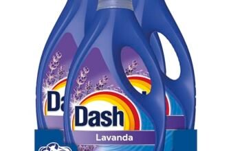 Dash Detersivo Liquido Lavatrice, 160 Lavaggi (4×40), Lavanda, Rimuove Le Macchie e Igienizza, Dona Freschezza, Brillantezza Per I Capi, Efficace Anche A Freddo E In Cicli Brevi