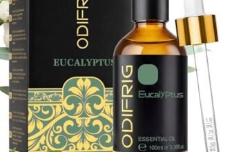 ODIFRIG Olio essenziale di eucalipto, 100 ml, 100% Naturale, Olio essenziale di eucalipto per aromaterapia, massaggio, SPA, bagno, DIY, diffusore, sauna & olio profumato, Incluye Pipeta