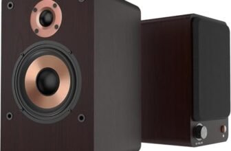 LONPOO Diffusori da Scaffale Bluetooth con USB, Casse acustiche hifi da 100 W, USB/AUX-in/Ottico/Coassiale, woofer da 4“ e tweeter da 1” Casse stereo