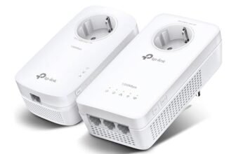 Tp-Link Tl-Wpa8631P Kit Powerline Wifi, Av1300 Mbps Su Powerline, Ac1200 Mbps Su Wifi Dual Band, 3 Porte Gigabit, Plug And Play, AV1300 Wi-Fi AC1200 con presa, Bianco