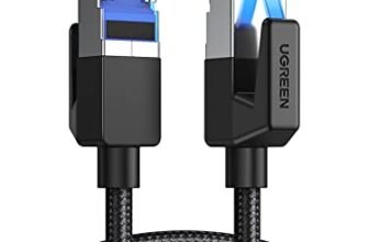 UGREEN Cavo Ethernet Cat 8 Cable Lan RJ45 40Gbps 2000MHz Nylon Alta Velocità per Gaming PS5 PS4 Xbox X TV Box Router, 5M
