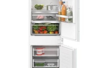 Bosch KIN862SE0, Serie 4, Frigorifero combinato da incasso, Total No Frost, VitaFresh XXL, Luce LED, Cerniera a traino, 177.2×54.1 cm