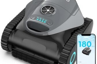 (2026 Nuovo) Talosbo C1 Robot Piscina Pareti e Fondo, Linea d’acqua, Filtrante 180μm e Spugna 35ppi, 180 Min d’Autonomia, Robot Piscina Senza Fili con Controllo APP, per Piscine fino a 150 m²