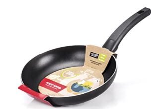 Moneta Gea Padella, 24 Cm, Alluminio 100% riciclato, per Ogni Piano Cottura Incluso l’Induzione. Made in Italy