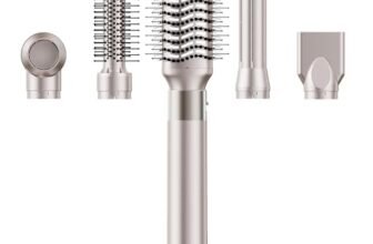 [500 Milioni Ione]HOJOCOJO Spazzola Asciugacapelli & Air Styler 6 in 1, 140000 GIRI/MIN, Asciugacapelli Spazzola Ad Aria Calda per Capelli Arricciacapelli Ad Aria Spazzola Volumizzante