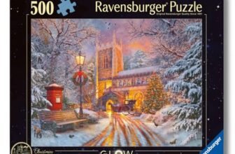 Ravensburger – Puzzle Un Brillante Natale, 500 Pezzi, Puzzle per Adulti e Ragazzi, Idea Regalo per Lei o Lui, 49×36 cm