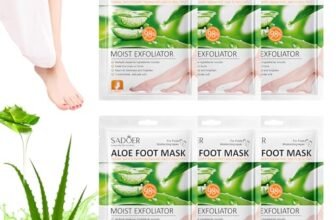 6 Paia Maschera Piedi Esfoliante, Pedimask Nutriente con Aloe Vera, Maschera Piedi Idratante, Maschera Peeling Piedi, Per Calli e Pelle Morta Piedi, Maschera Piedi Secchi Screpolati