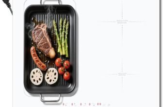 Cooksir Piano Cottura Induzione Bianco 4 Fuochi, 3500W Piastra a Induzione con Spina, Piano Induzione Incasso da 60CM, Zona Flessibile, Funzione Boost, Cursore Tattile, Blocco di Sicurezza, Timer