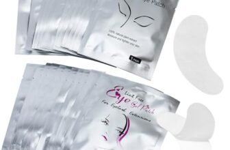 ANNAFRIS 100 Paio Patch Occhi Patch Extension Ciglia Laminazione Ciglia(Silver)