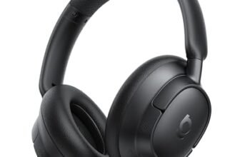 Baseus EH10 NC Cuffie Bluetooth con Cancellazione del Rumore Ibrida Attiva -45 dB, Cuffie Over-Ear Hi-Res & Audio LDAC con 5 Microfoni AI, 80 h di Autonomia, Bluetooth 6.0, Connessione Multipunto