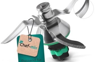 Chef-Mix Gruppo Coltelli TM6 di Ricambio per Vorwerk Bimby Robot da Cucina Gruppo Coltelli Bimby TM6 Acciaio Inox SUS420 Lama Bimby TM6 – Gruppo Lame Bimby TM6 – Lame per Bimby TM6 / Ricambi Bimby TM6