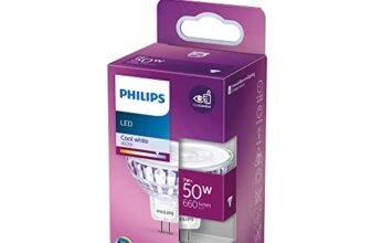 Philips LED Lampadina Faretto Equivalente a 50W, Attacco GU5.3, Luce Bianca Fredda, non Dimmerabile