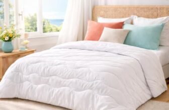 SOHYGGE Piumino Estivo Letto Matrimoniale 220×240 cm – Leggero 150 GSM, Traspirante e Morbido, Ideale da 22°C, Piumino Primaverile ed Estivo, Trapunta per Notti Calde e Ambienti Caldi (240 x 220 cm)