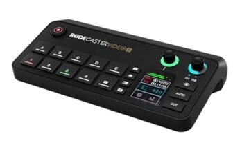 RØDE RØDECaster Video S – Video switcher per podcast e interfaccia audio – multi-camera, 4 ingressi video (HDMI e USB), 1080p60, scene da più sorgenti