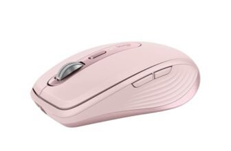 Logitech MX Anywhere 3S, Mouse Wireless Compatto, Scorrimento Veloce, Tracciamento 8K DPI, Clic Silenzioso, Pulsanti Programmabili, USB C, Bluetooth, PC Windows, Linux, Chrome, Mac – Rosa