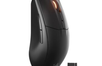 SteelSeries Rival 3 Wireless Gen 2 – Mouse Gaming – 2,4 GHz e Bluetooth – Sensore ottico TrueMove Air da 18000 DPI – Durata 60 milioni di clic – Leggero – Piedini 100% PTFE – Nero