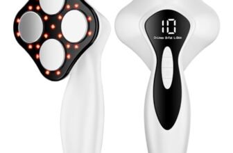Massaggiatore Anticellulite Professionale, 3 in 1 Massaggiatore Anticellulite Elettrico Unisex per Vita, Pancia, Braccia, Glutei e Gambe (Bianco)