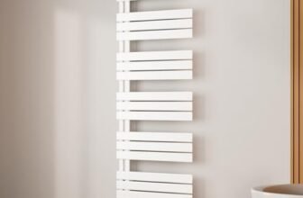 EMKE Scaldasalviette Elettrico 160×60 cm Bianco, Porta-Asciugamani Riscaldante con Termostato WiFi, 1000W, Termoarredo Elettrico per Bagno