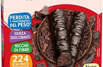 Pesoforma Barrette Fondente Intenso, Pasto sostitutivo proteico, Barrette per il controllo del peso, Barrette proteiche per restare in forma, Solo 224 calorie, 12x31g