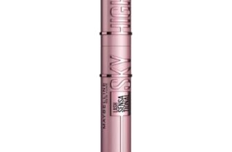 Maybelline New York Mascara Ciglia Sensazionali Sky High, Volume Intenso e Lunghezza Senza Limiti, Ciglia Leggere, Definisce, Incurva e Moltiplica, Nero, 7,2 ml