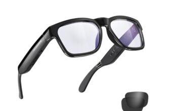 OhO Smart Glasses unisex, occhiali con altoparlante Bluetooth, protezione UV interno/all’aperto e controllo vocale