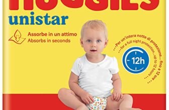 Huggies Unistar, Pannolini Taglia 5 (11-25 Kg), Design Disney, Ultra assorbente, Protezione completa, 84 Pz