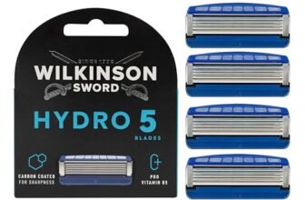 Wilkinson Sword Confezione 4 Ricariche Da 5 Lame Hydro 5 Skin Protection per Uomo, Compatibili con Manico Rasoi Hydro