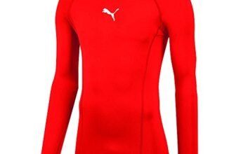 PUMA Liga Baselayer Tee LS Warm, Maglietta Compressione Uomo, Red, L