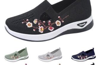 Scarpe da Ginnastica Donna Camminata Scarpe Ortopediche Donna Sneakers Eleganti Slip On Eleganti Senza Lacci Sportive Casual Trekking Jogging Sneakers Mesh Basket Sport Outdoor