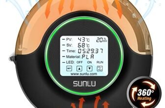 [Produttore] SUNLU Scatola dell’Essiccatore di Filamento della Stampante 3D, Aggiornare FilaDryer S2, Mantiene Filamento l’Asciutto durante Stampa 3D, Nero