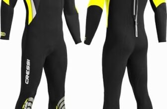 Cressi Muta Morea Monopezzo Uomo Nero/Giallo 3mm 3XL/7
