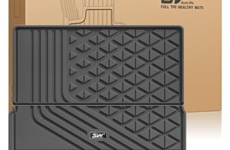 3W Tappetino per Bagagliaio BMW iX1 U11 2023-2025 2026(Compatible con X1 xDrive25e Ibrido Benzina), Impermeabile Tappeto bagagliaio Posteriore Protezione in Thorex™, Vasca Baule per BMW