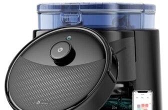 Lefant M3Max Robot Aspirapolvere Lavapavimenti con Mappatura, 20000Pa, 3.2L Auto Svuotamento, Laser dToF, Evitamento PSD, 210 Minuti, Lavaggio Mop a 45°C e Asciugatura, WiFi 2.4G/5G, Alexa/APP