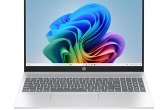 HP OmniBook 5 16-ag1004s, Notebook, (Processore AMD Ryzen AI 7 350, 24GB RAM, 512GB SSD, Windows 11), Lavoro d’ufficio avanzato, Multitasking, Computer portatile, Tastiera Italiana QWERTY, Argento