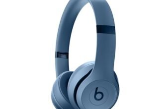 Beats Solo 4 – Cuffie wireless bluetooth on-ear, compatibili con Apple e Android, fino a 50 ore di autonomia – Blu ardesia