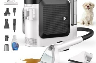 Vozascly F1 Lavatappeti Aspirapolvere Tessuti Divani, Pulitore per Tappeti e Tappezzeria con Aspirazione, 600W+1200W Lava e Asciuga, 26kPa Potente Aspirazione, Serbatoio Doppio, Spazzola Autopulente