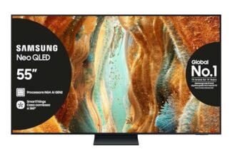 Samsung Neo QLED 4K Vision AI Smart TV 55” QE55QN74FATXZT Mini LED, NQ4 AI Gen2 Processor, AI Upscaling, Motion Xcelerator 144 Hz,Tecnologia Quantum Matrix Slim, OTS Lite, AirSlim Design, 2025