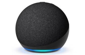 Echo Dot (Ultimo modello) | Altoparlante intelligente Wi-Fi e Bluetooth, suono più potente e dinamico, con Alexa | Antracite
