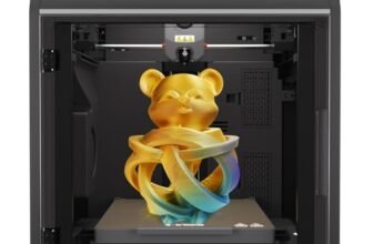 FLASHFORGE Adventurer 5M Pro Stampante 3D, Uno-Clic Auto-Stampa Max 600mm/s, Ugello da 0,4/0,6 mm Bundle, Struttura CoreXY & Stampa Silenziosa, Controllo Remoto APP & Monitoraggio della telecamera