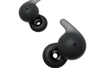 Sony LinkBuds Open – Cuffie Bluetooth True Wireless Aperte – Suono trasparente, comfort, 4,8 g, Alta qualità del suono, IPX4, connessione Multipoint, batteria fino a 22 ore, iOS e Android – Black