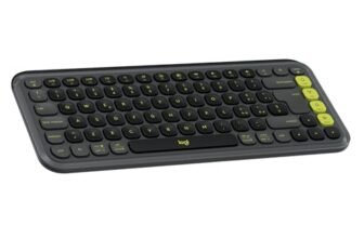 Logitech POP ICON KEYS tastiera Bluetooth wireless, digitazione comoda, tasti programmabili, Easy-Switch tra un massimo di 3 dispositivi, per laptop, tablet, PC, Layout Italiano QWERTY – Grafite