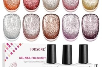 Cat Eye Gel – Set di smalti per unghie, 10 colori con magnete Cat Eye Gel