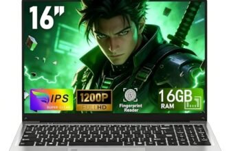 CHIFUYOU PC portatile 512 GB SSD 16 GB RAM 16 pollici Computer portatile N95 fino a 3,6 GHz, Lettore di impronte digitali/6000 mAh/1920 x 1200 P/Tastiera completa retroilluminata/Touchpad